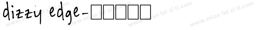 dizzy edge字体转换